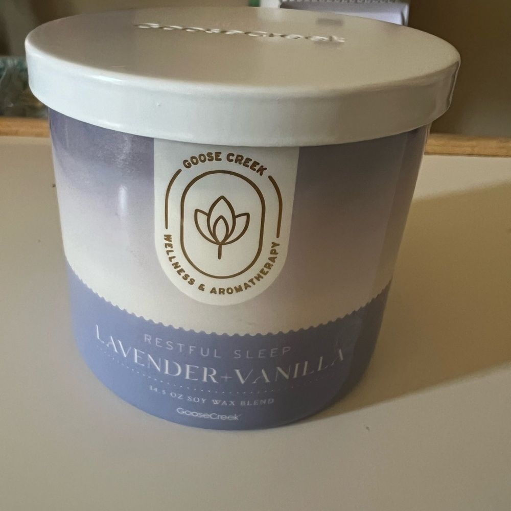 Goose Creek Lavender Vanilla Aromatherapy 3 Wick Candle - 14.5 oz